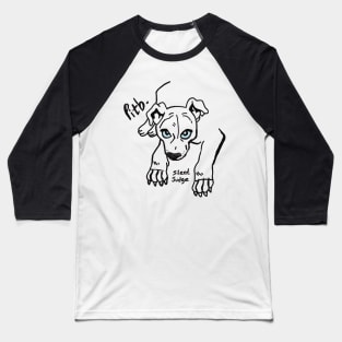 Silent judge pitbull Baseball T-Shirt